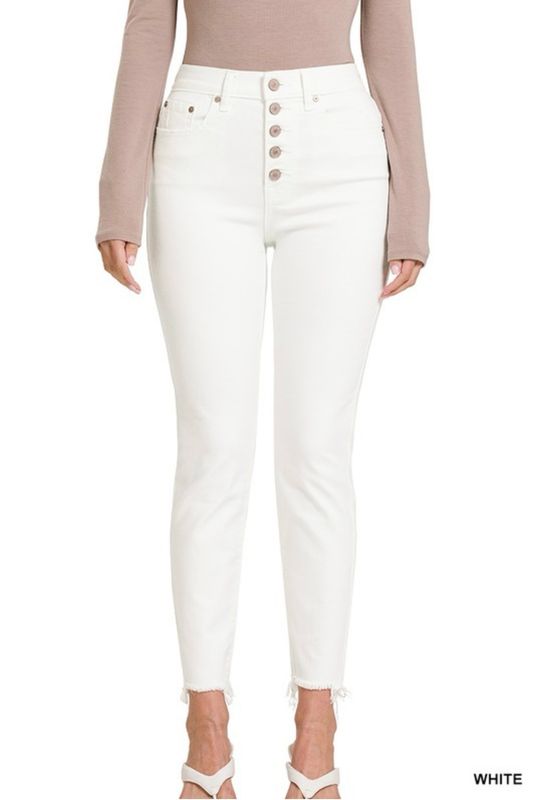 Zenana White Jeans