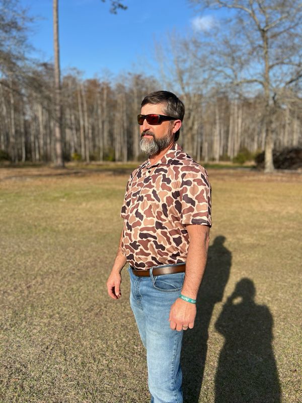 Men’s Camo Polo