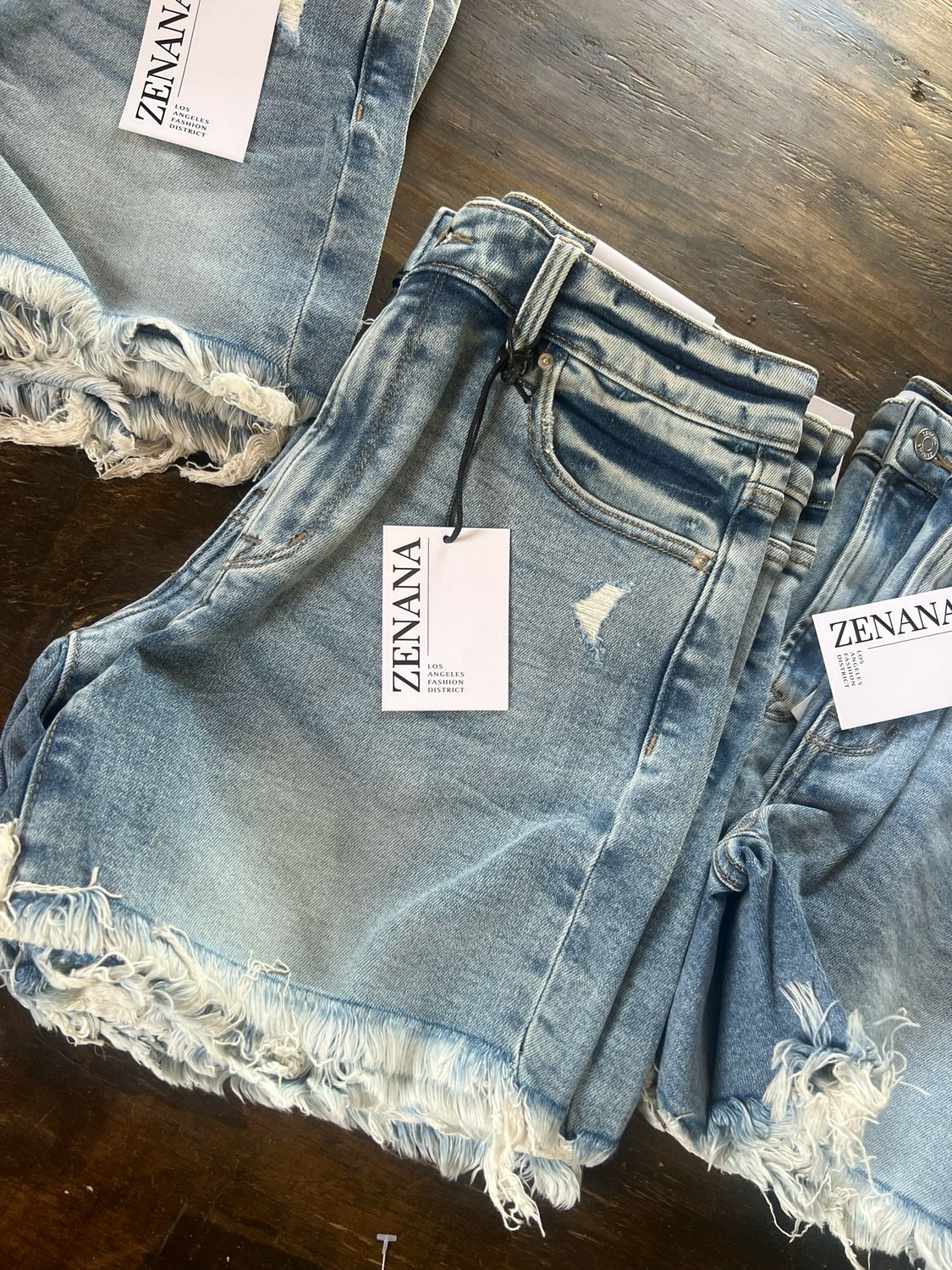 Zenana Medium Wash Shorts