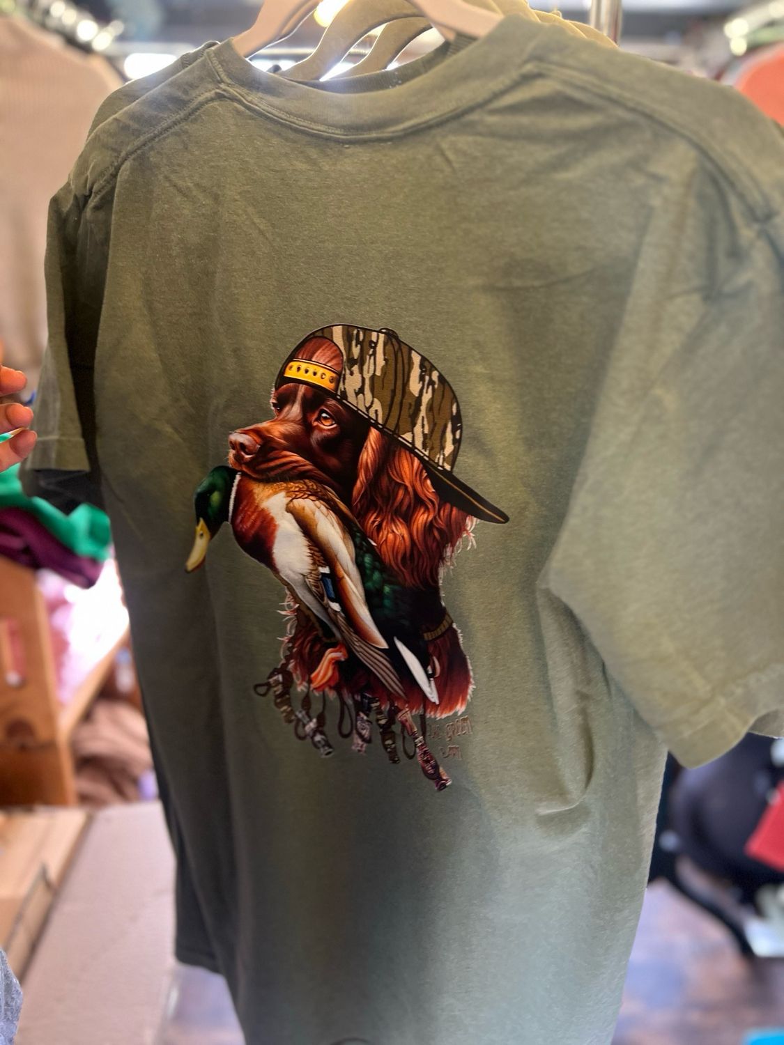 Moss Green Barn Tee