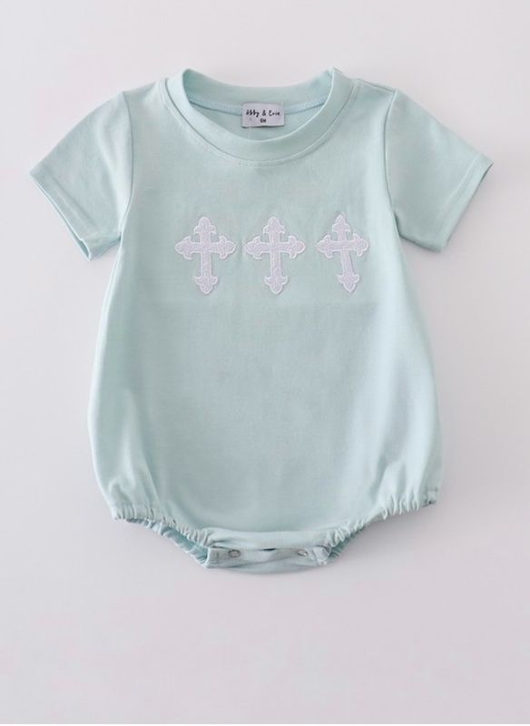 Neutral Cross Embroidery Bubble