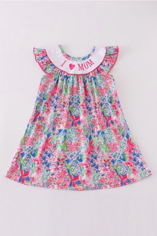 I Love Mom Girls Dress