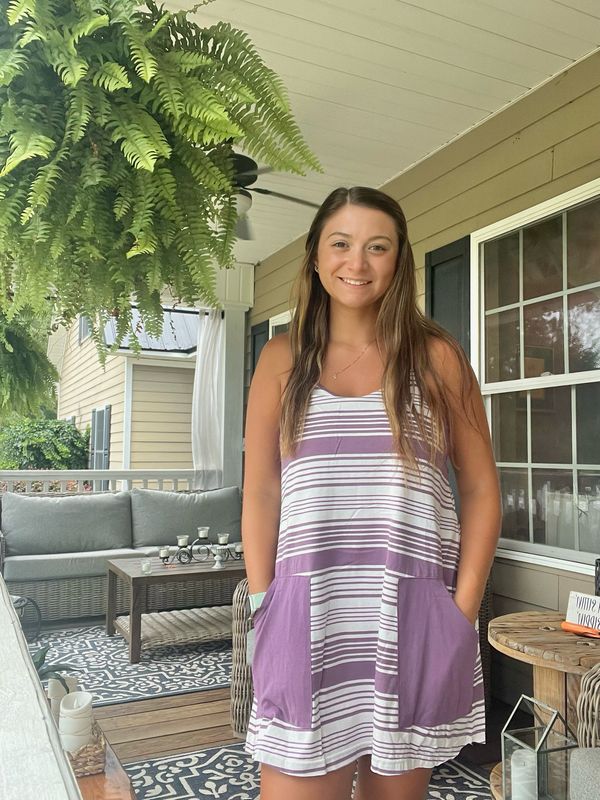Lavender Mini Dress