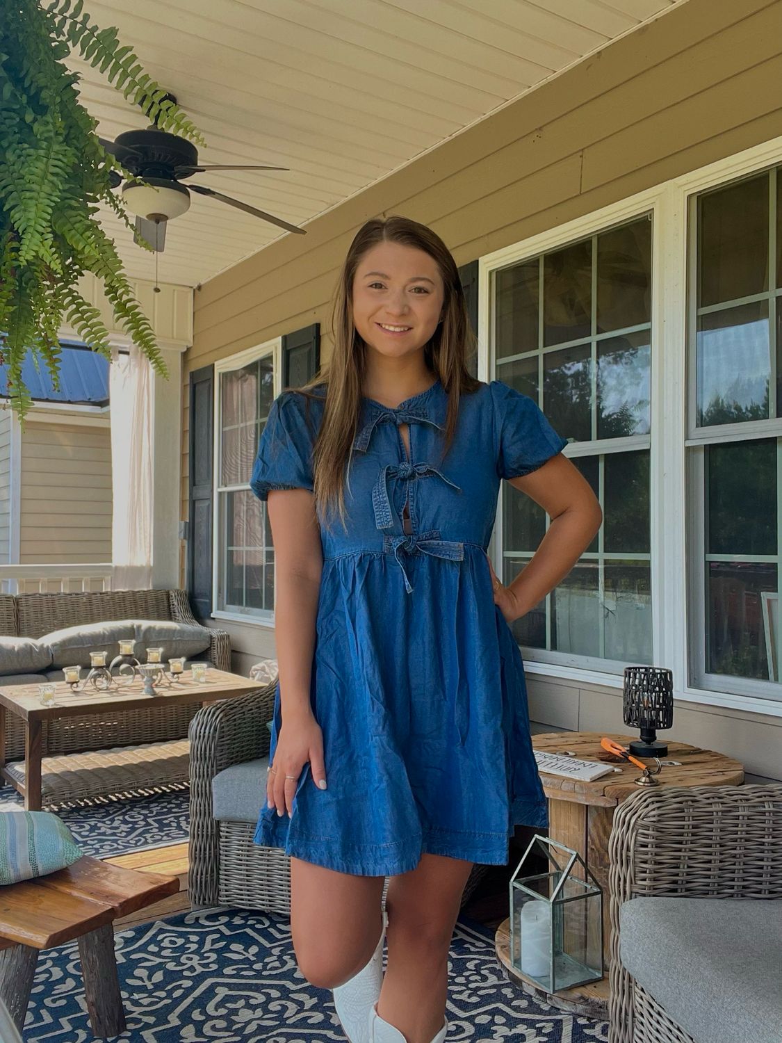 Dark Chambray Dress