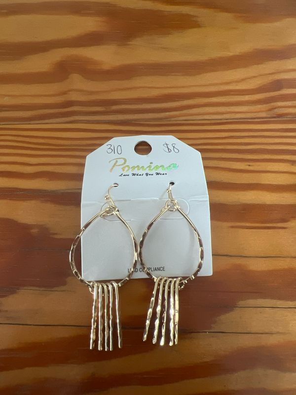 Drop Gold Earrings Drop Gold Earrings