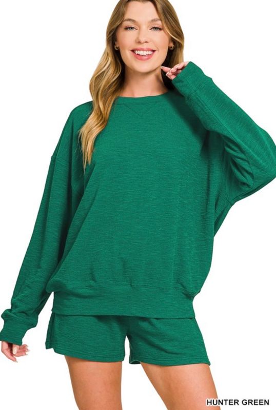Hunter Green Pullover Set