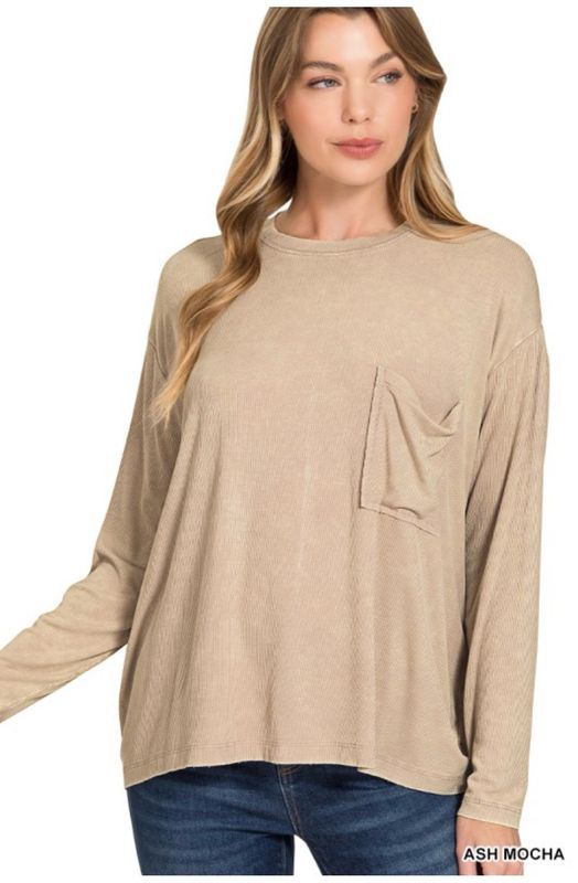 Aah Mocha Round Neck Top Aah Mocha Round Neck Top