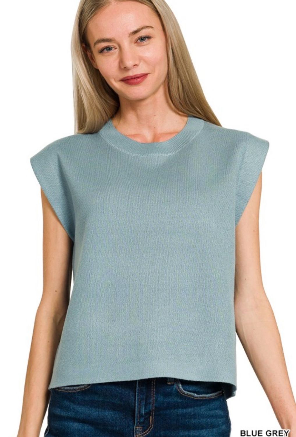 Blue Grey Sweater