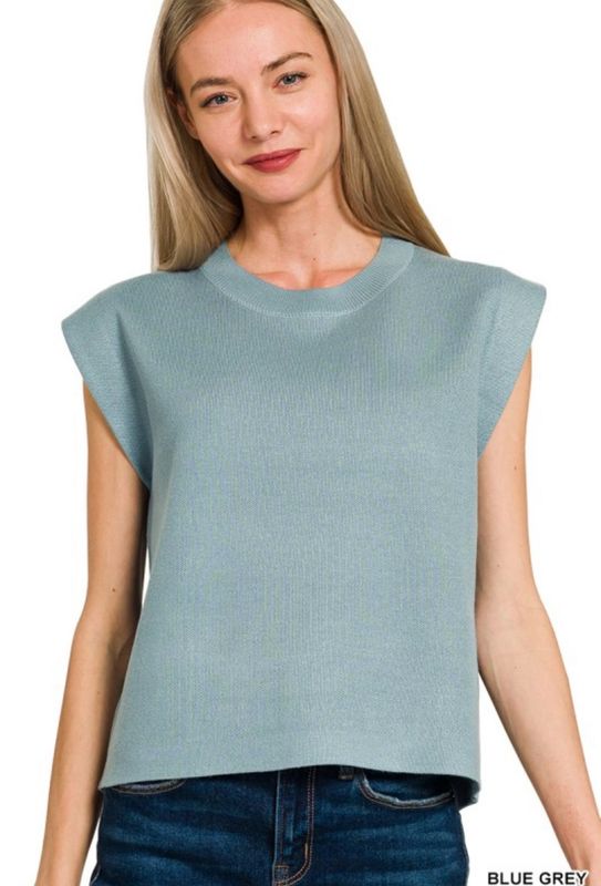 Blue Grey Sweater