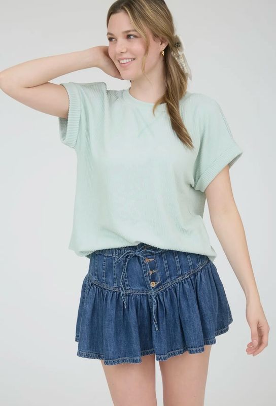 Dusty Mint Top