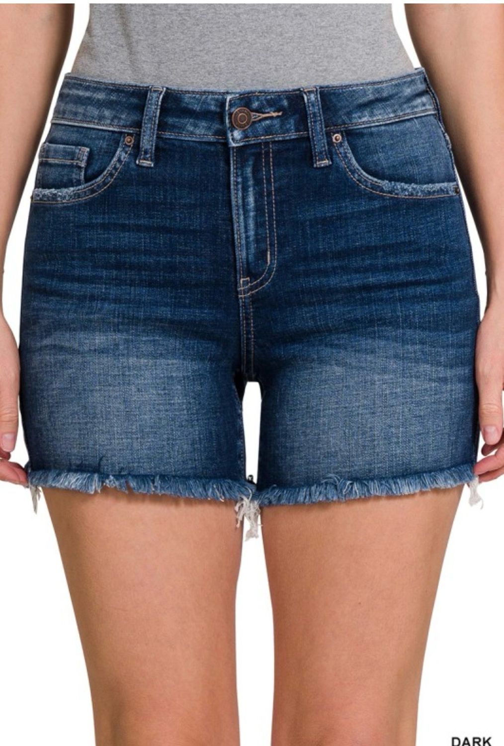 Zenana Mid Rise Denim Shorts Zenana Mid Rise Denim Shorts