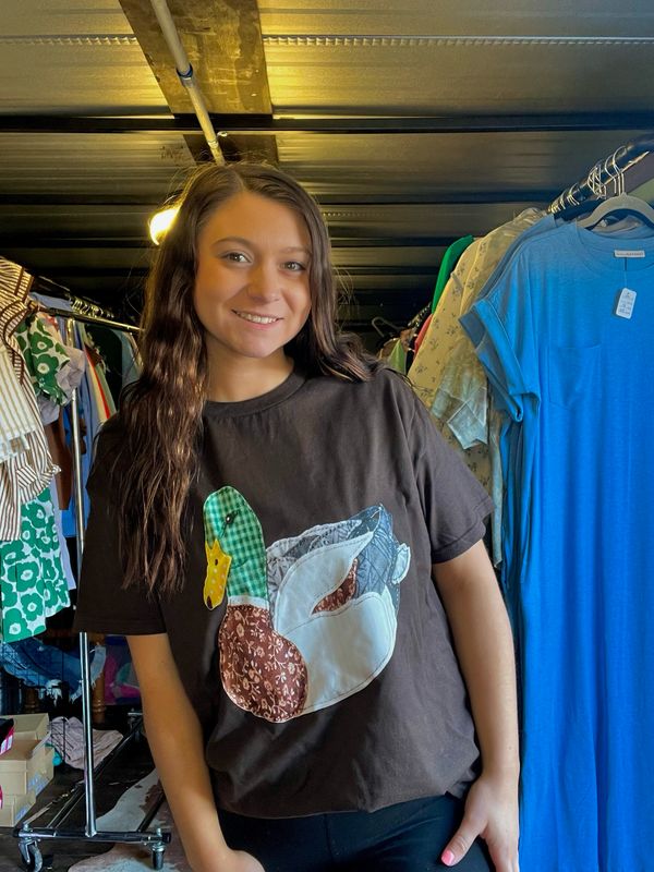 Faux Mallard Patchwork Tshirt