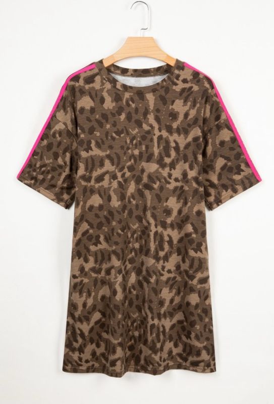 Cheetah Tshirt Dress