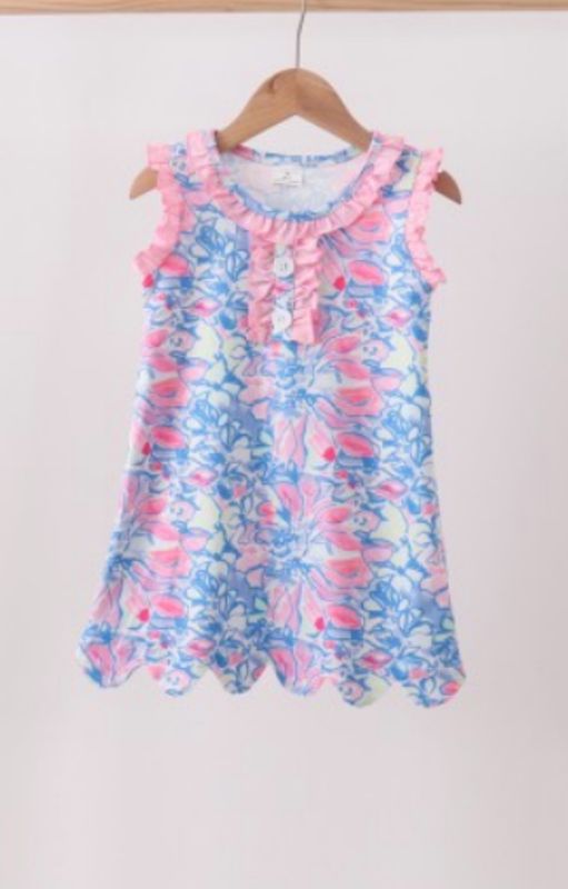 Lily Colored Girls Dress