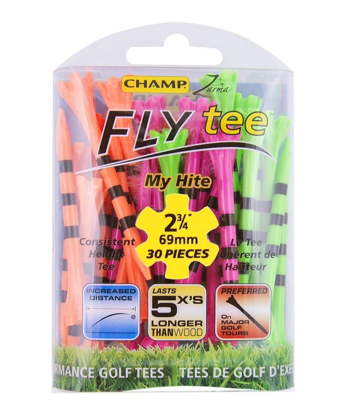 Tees Champ Flytee – 2 3/4” (70 mm)