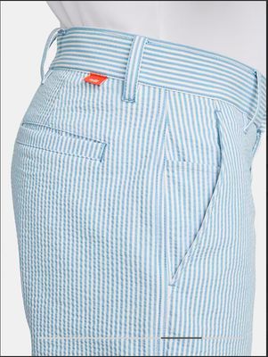 Pantalón Dri-Fit Chino Nike Blanco con Líneas Celestes