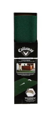 Callaway Golf Executive Indoor Putting Green Golf Mat &amp; Golf Putting Training Aid, 2 x 8 Ft