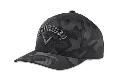 Callaway Camo Snapback Hat Negro – Gorra de Golf