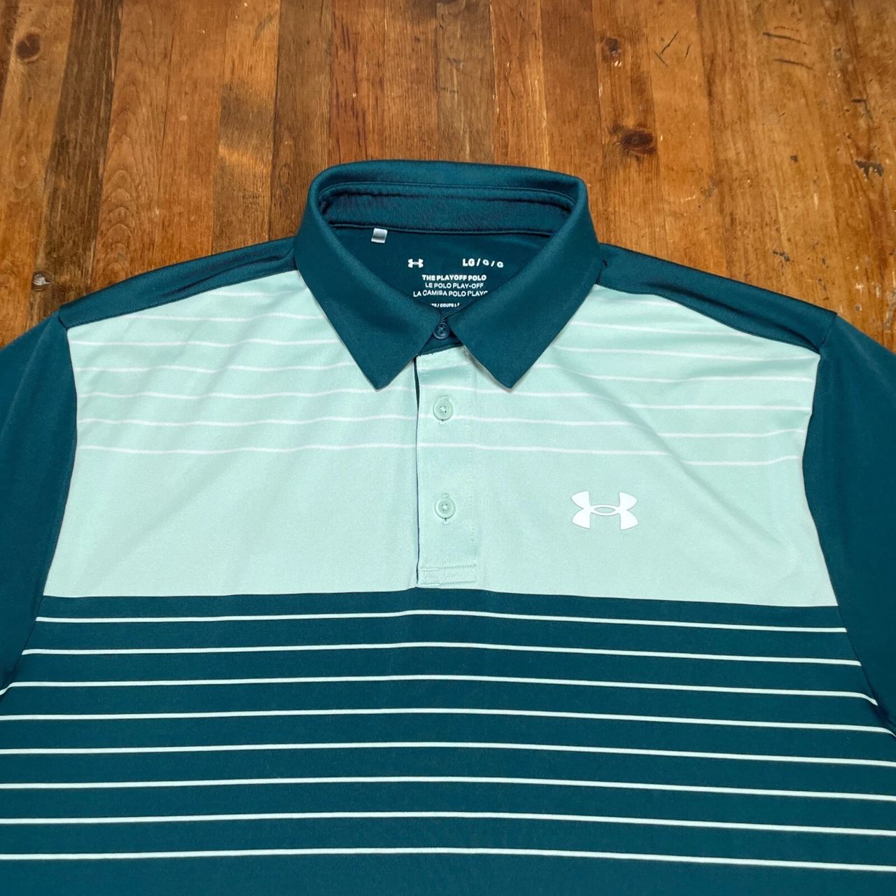 Camisa Under Armour Playoff Press Stripe Polo Hombre