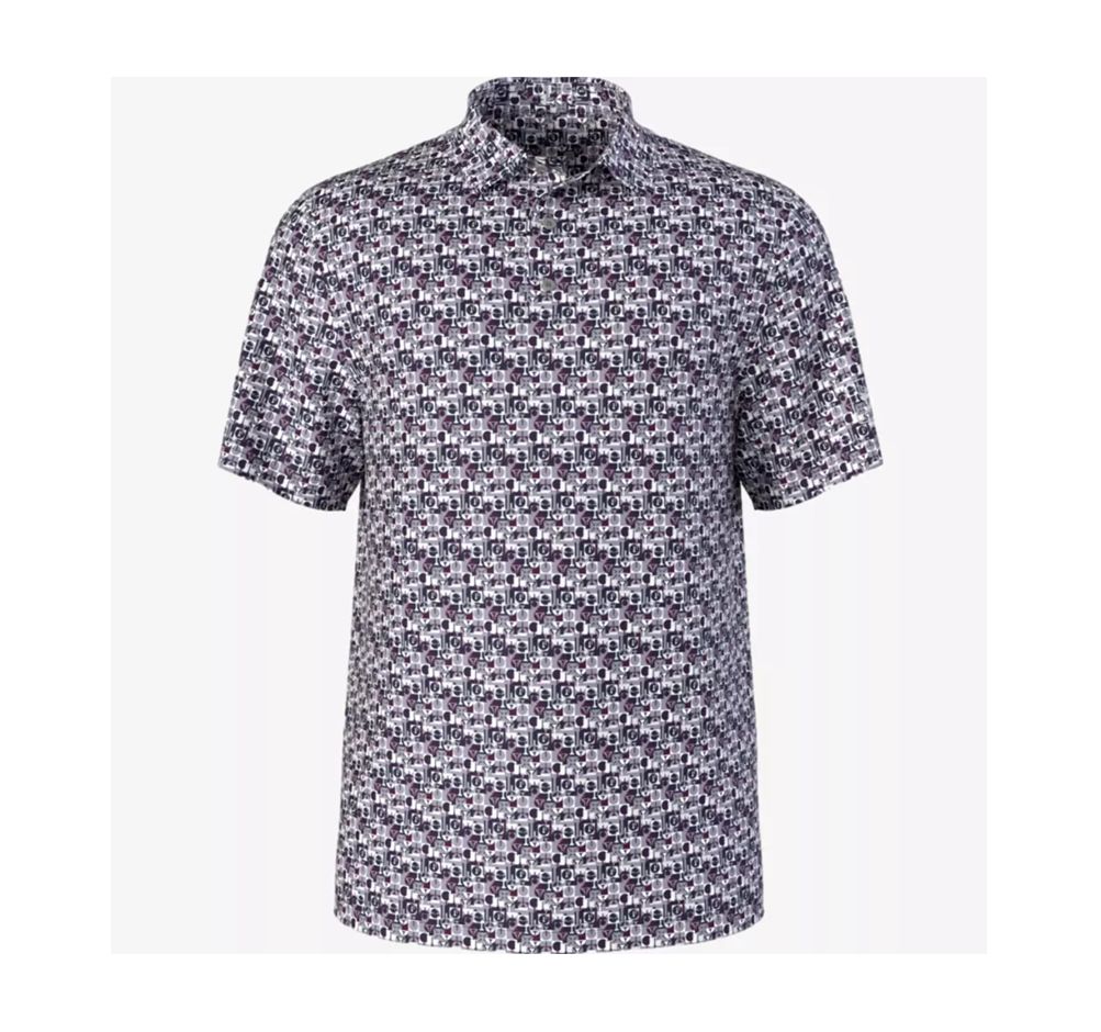 Camisa Polo PGA Tour All-Over Geo Print Boys