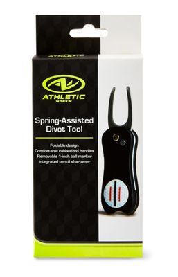 Divot Athletic Works Herramienta de Golf con Resorte y Marcador Magnético