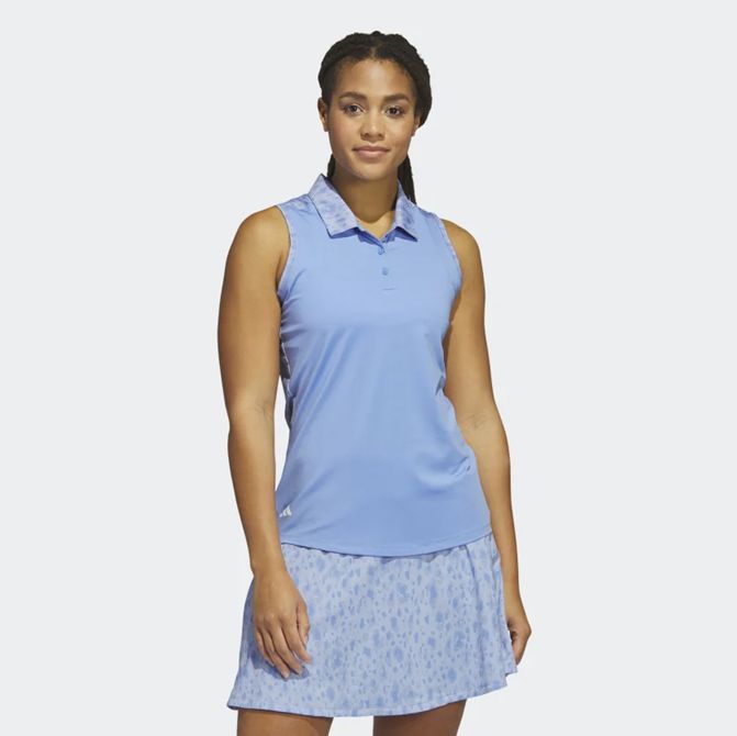 Blusa Golf Adidas U365 PRT SL Polo Sin Mangas - Small