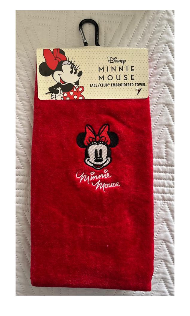 Toalla Face/Club Bordada Disney Minnie Mouse 16” x 24”