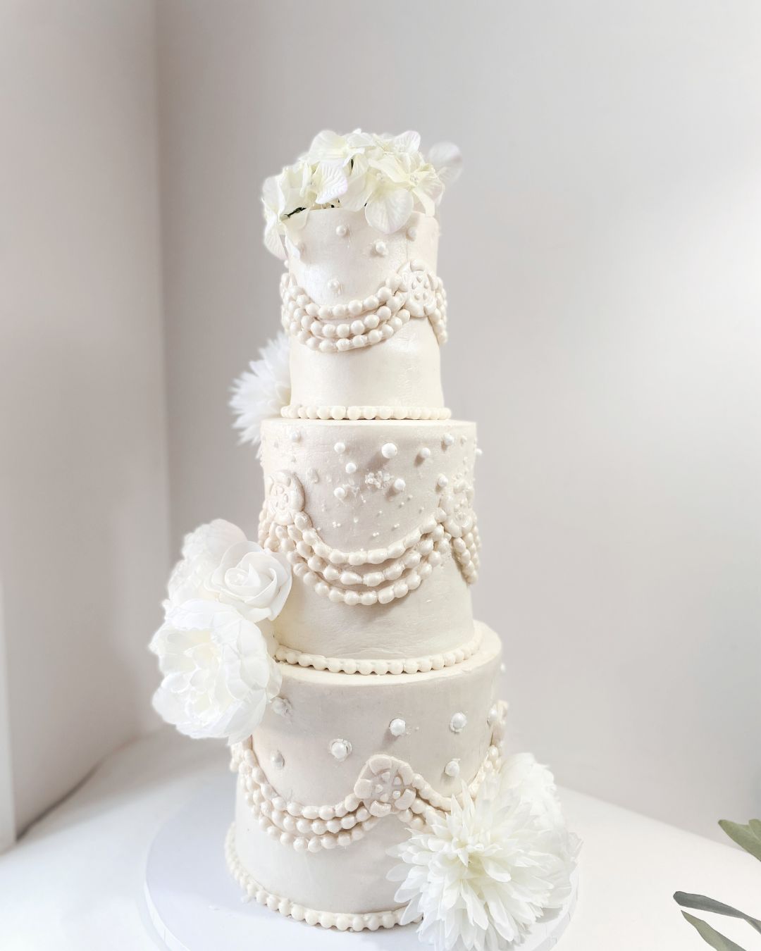 Pearlescent Wedding Cake