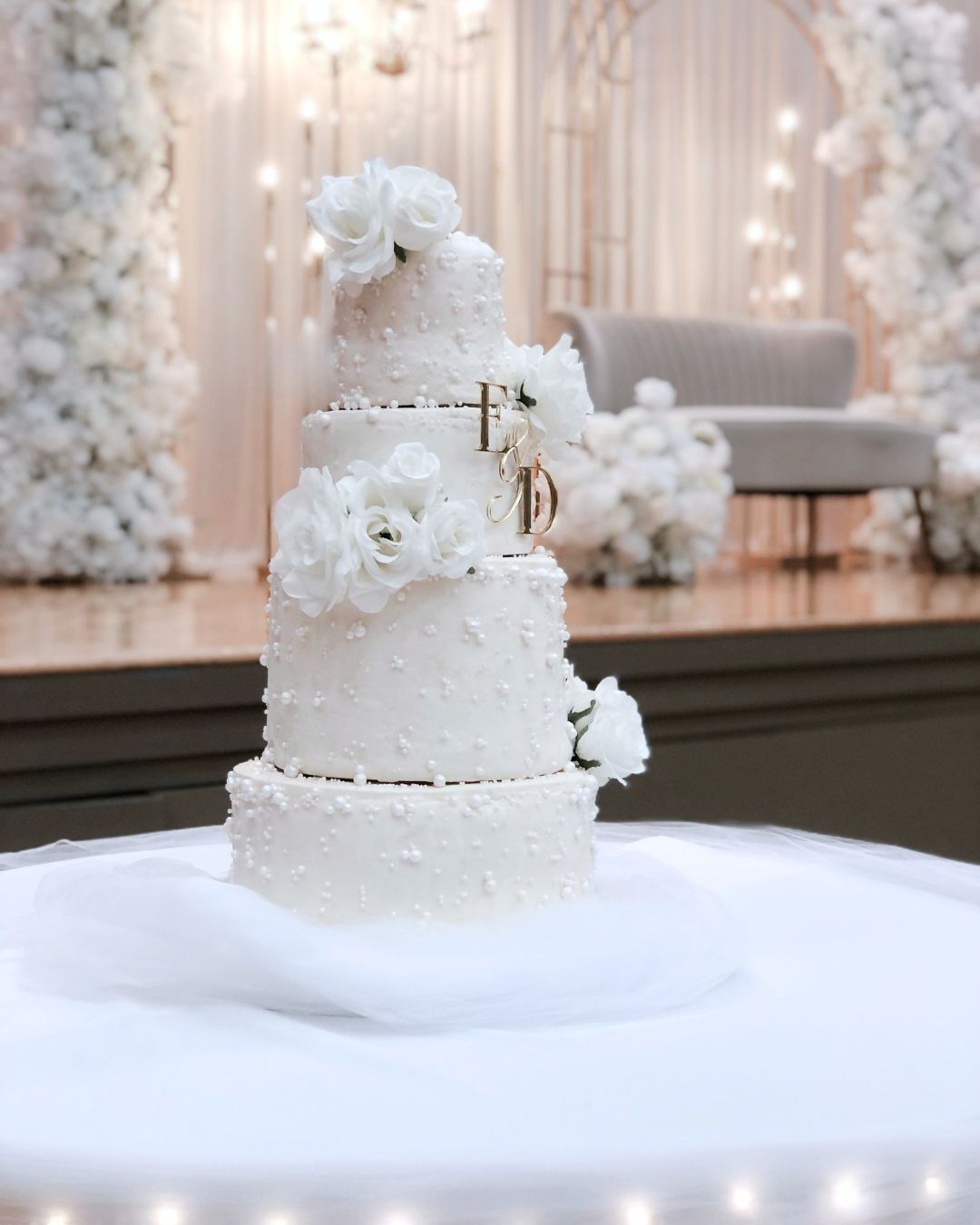 Forever &amp; Always - Wedding Cake