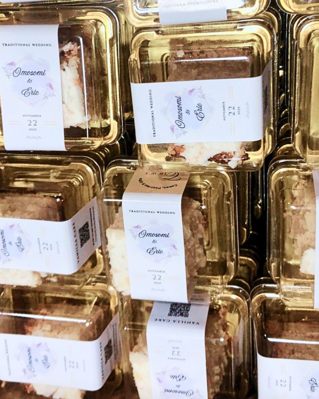 Party Cake Boxes (100 Pieces)