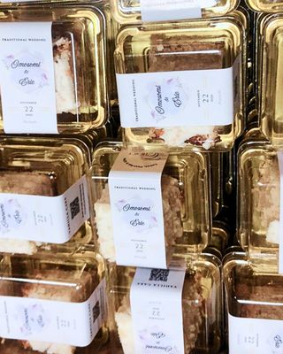 Party Cake Boxes (100 Pieces)