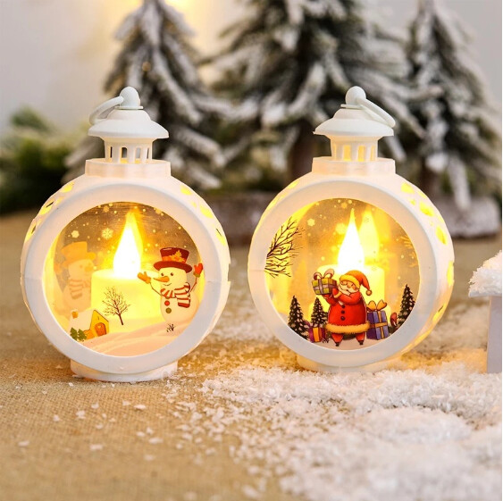 Christmas Retro Window Decorations