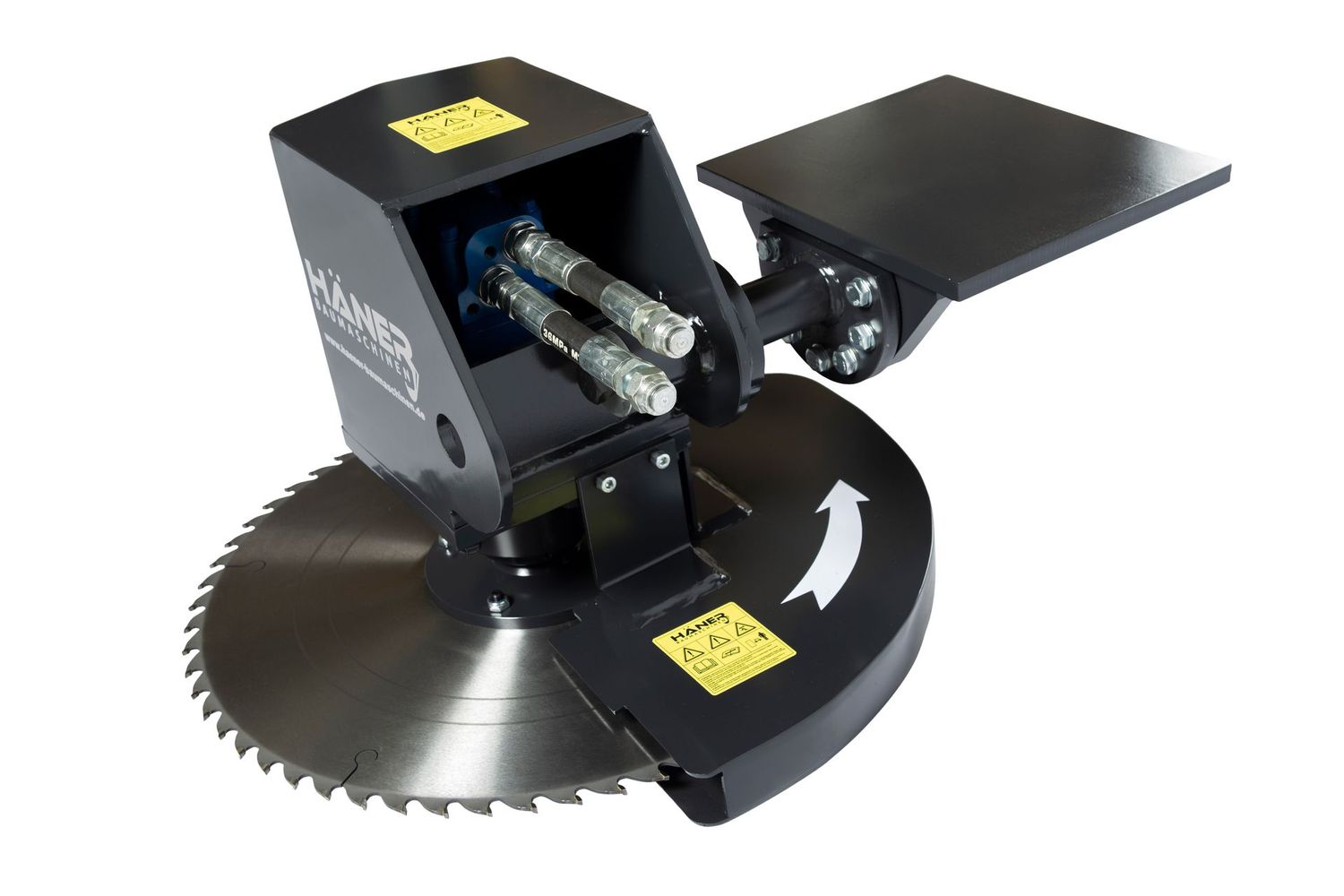 Scie d'élagage hydraulique pour mini pelle