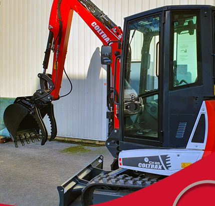 Godet Grappin pour minipelle de 2T à 4T