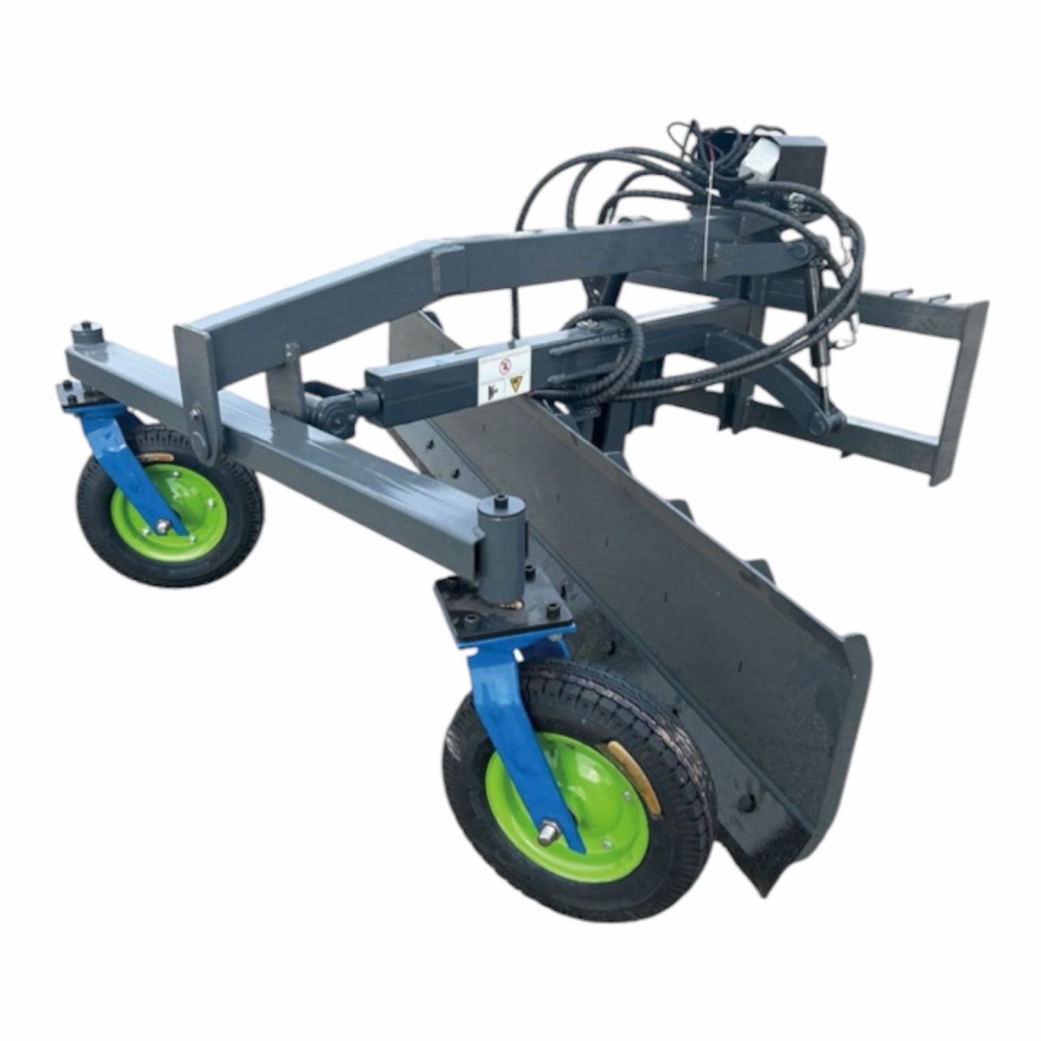 Niveleuse avec roues hydrauliques