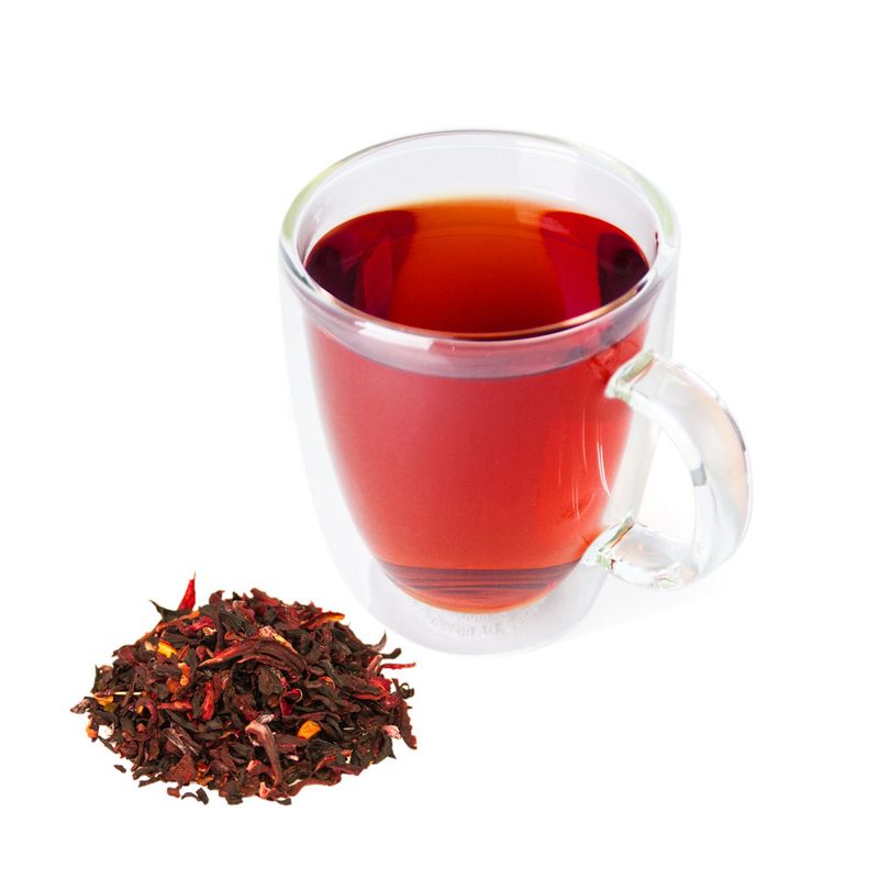Hibiscus Raspberry Organic Herbal Tea