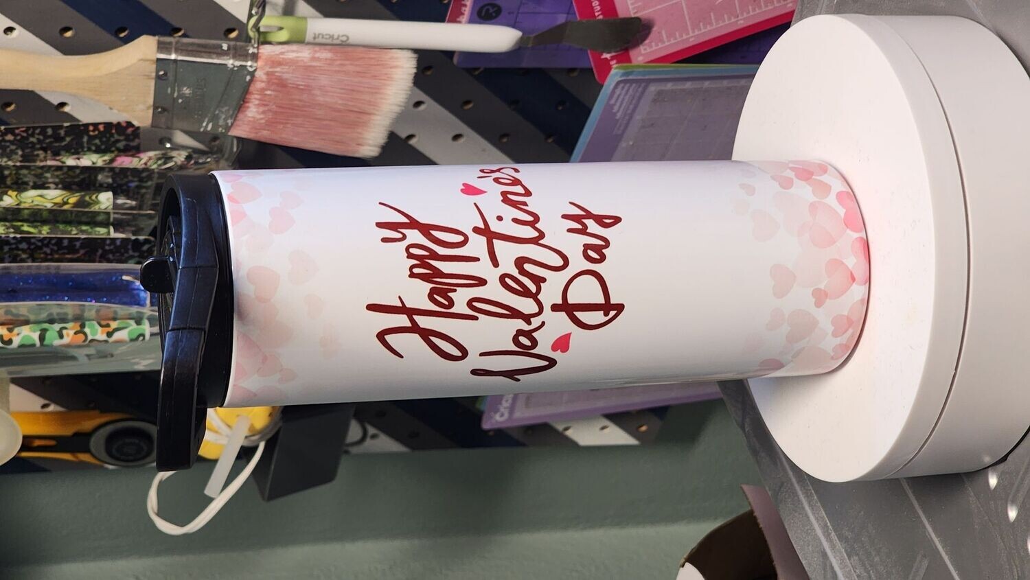 Valentines day tumbler