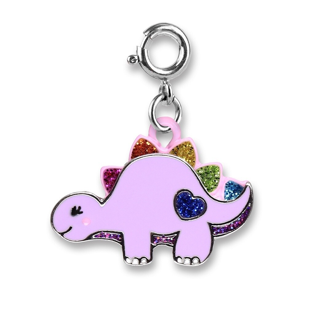 Charm It Glitter Dinosaur Charm
