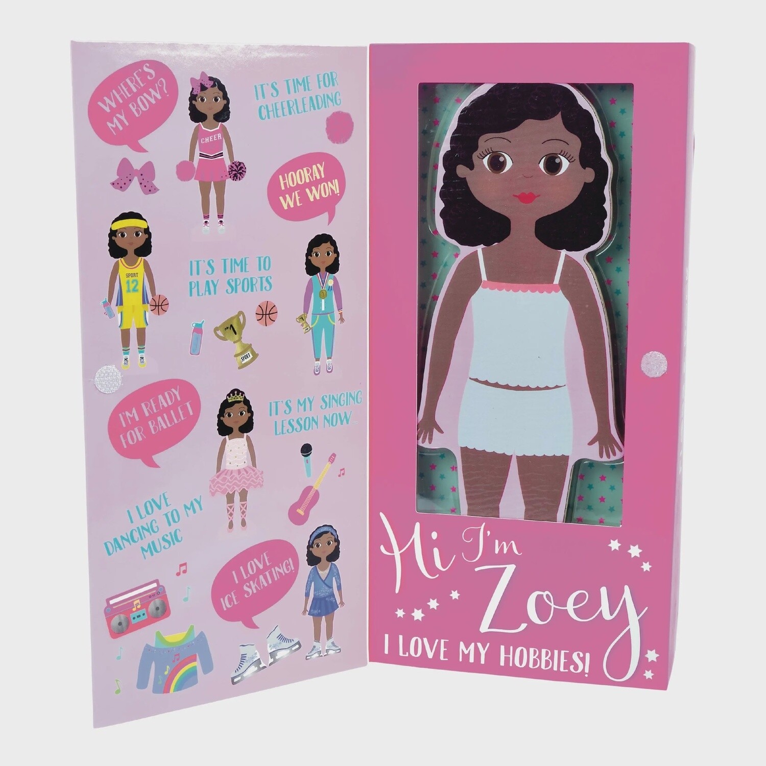 Floss & Rock  Magnetic Dress Up Doll (Zoey)