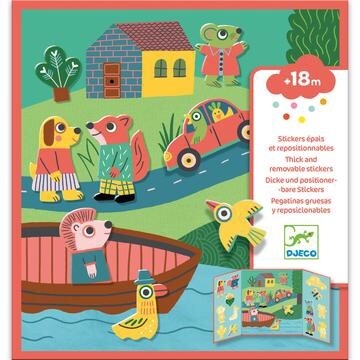Djeco Sticker Stories (Animals)