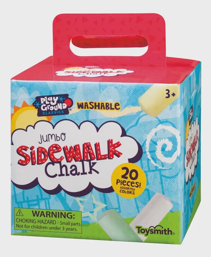 Toysmith Jumbo Sidewalk Chalk (20 pc)