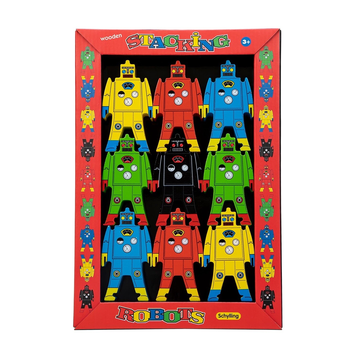 Schylling Wooden Stacking Robots