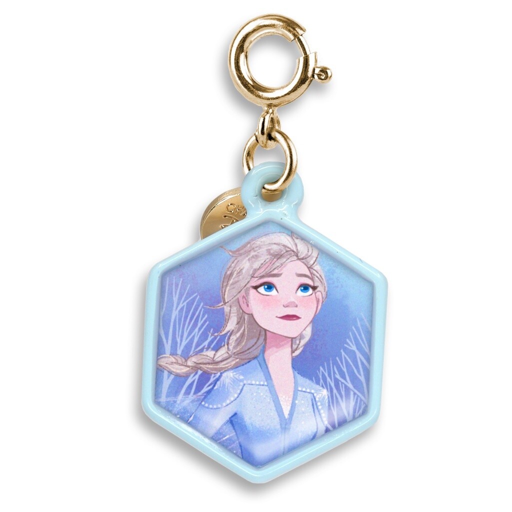Charm It Disney Gold Glitter Elsa Charm