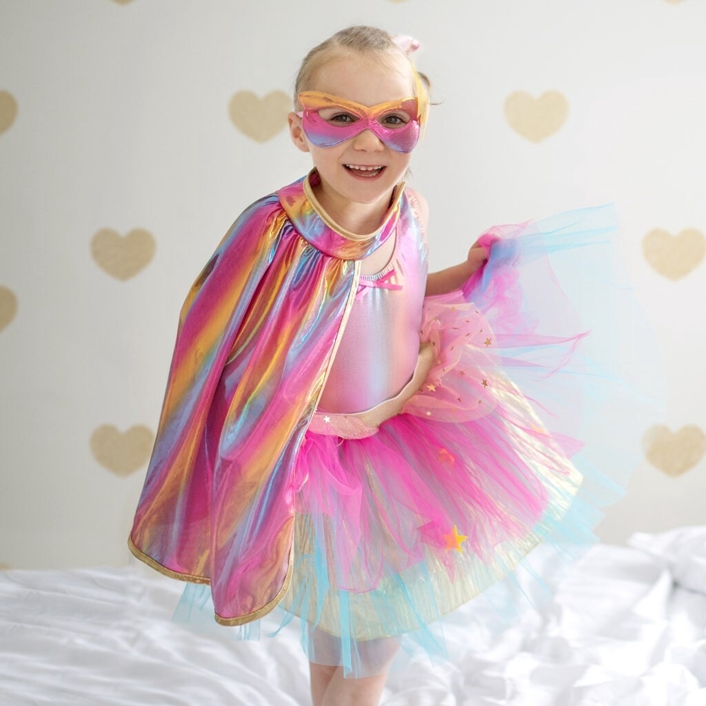 Great Pretenders Super Duper Tutu Cape Mask (Size 4-6)