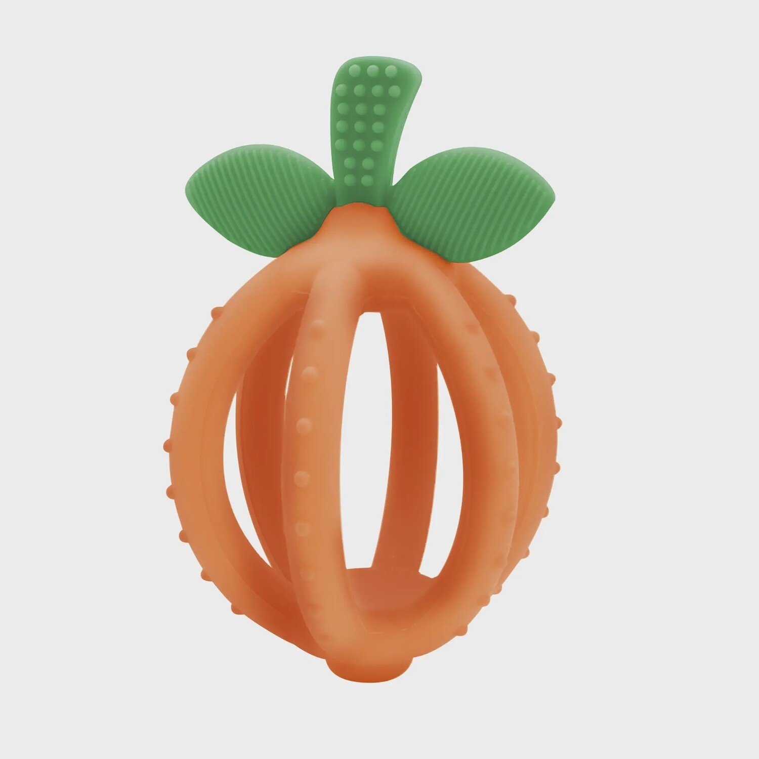Itzy Ritzy Bitzy Biter Teething Ball Baby Teether (Clementine)