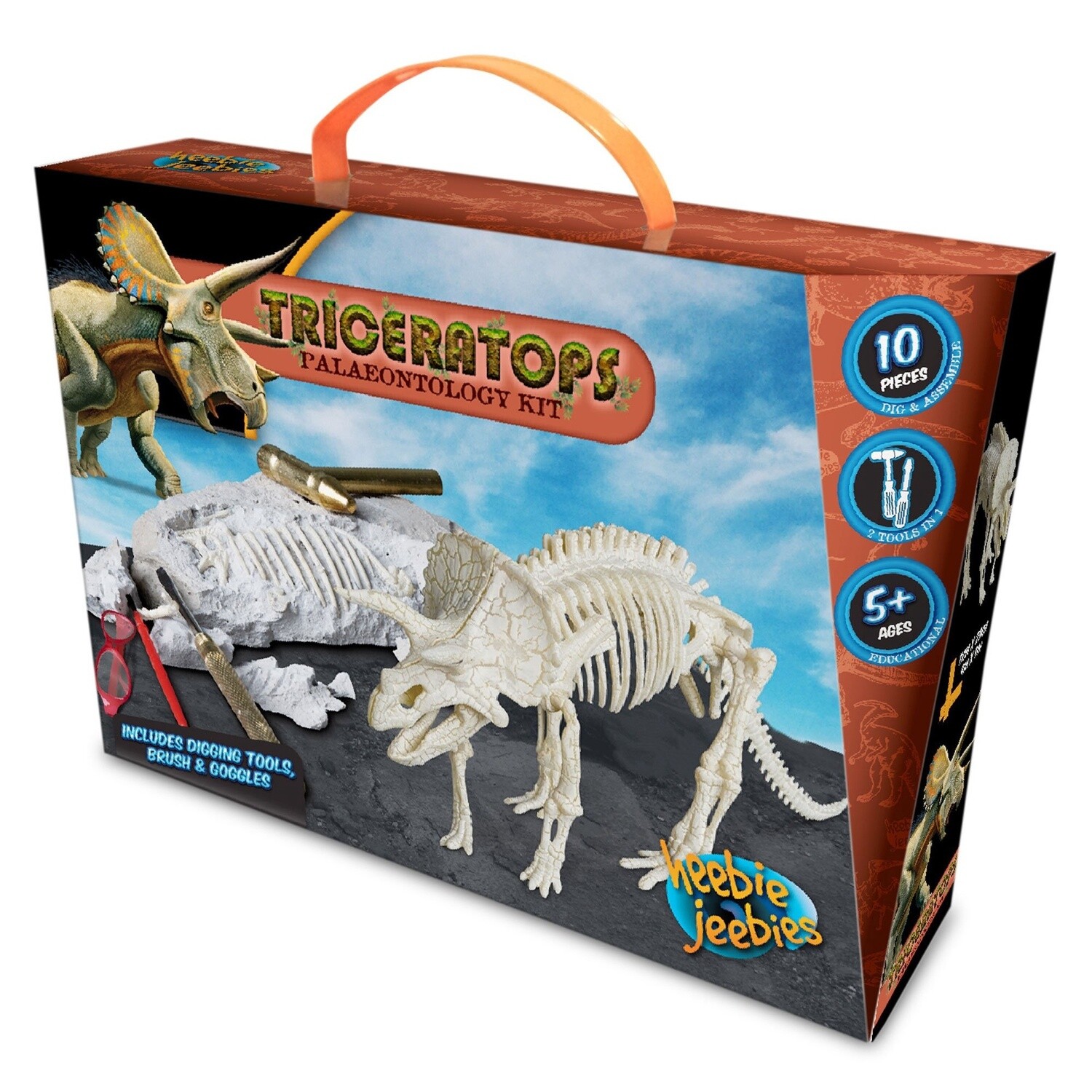 Heebie Jeebies Paleontology Kit - Triceratops