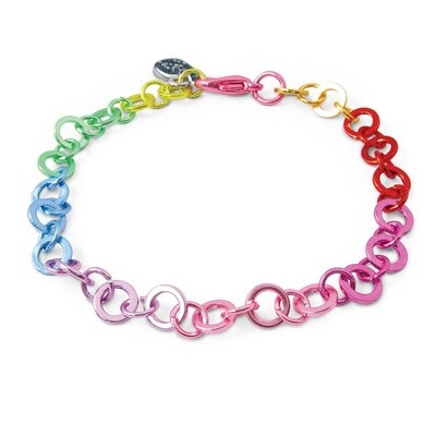 Charm It Chain Bracelet (Rainbow Link)