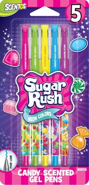 Sugar Rush Gel Pens 5 Pack