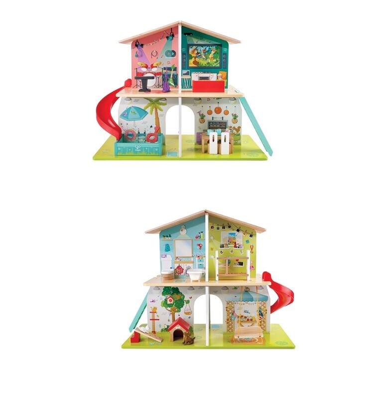 Hape Rock &amp; Slide House with Sounds Effects