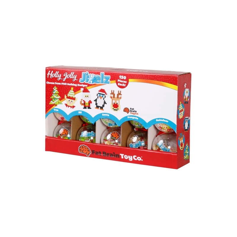 Fat Brain Holly Jolly Jixelz Ornament Puzzle
